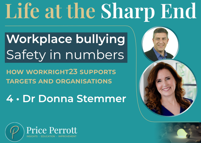 Workplace bullying - safety in numbers. How Workright23 supports targets and organisations with Dr Donna Stemmer