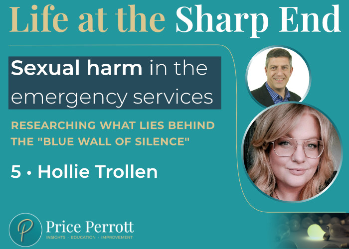 Episode 5 • Sexual harm in the emergency services with Hollie Trollen